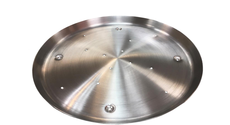 Forma Inox para Pizza C/ Furos